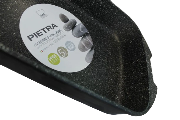 TEGLIA ROSTICCERA ANTIADERENTE PIETRA - immagine 5
