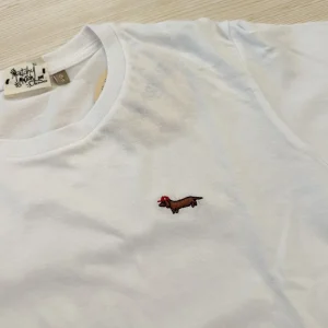 T-SHIRT LOGO BASSOTTO - Hand made